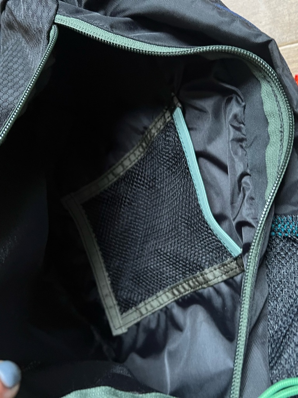 One of a kind cotopaxi Black Backpack with Multicolor Accents - Picture 5 of 9